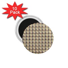 Chrix Pat Beige 1 75  Magnets (10 Pack)  by snowwhitegirl