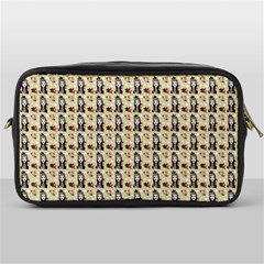 Chrix Pat Beige Toiletries Bag (one Side) by snowwhitegirl