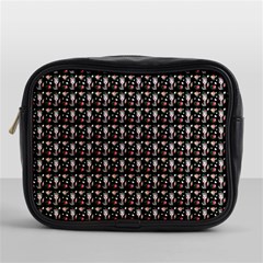 Chrix Pat Black Mini Toiletries Bag (one Side) by snowwhitegirl