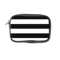 Black And White Large Stripes Goth Mime French Style Coin Purse by genx