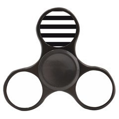 Black And White Large Stripes Goth Mime French Style Finger Spinner by genx