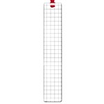 Aesthetic Black and White grid paper imitation Large Book Marks Front