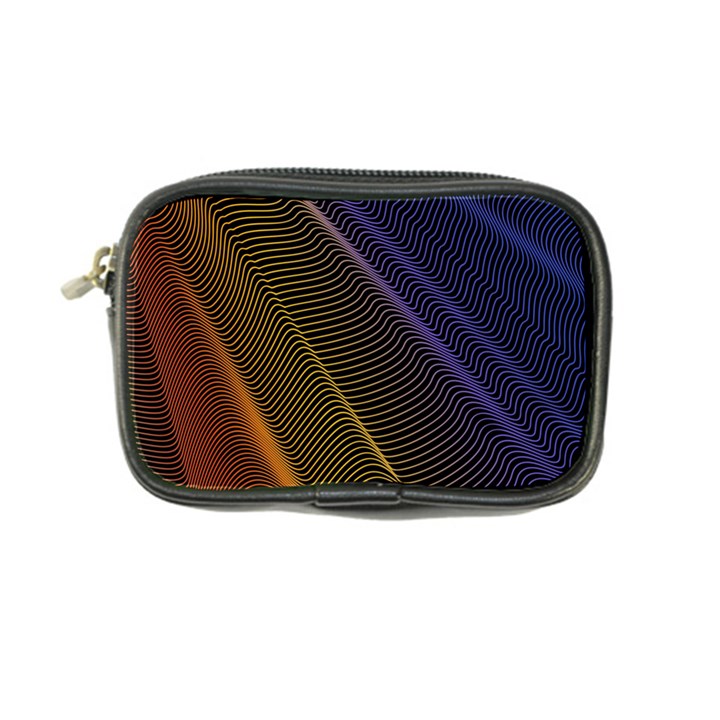 Rainbow Waves Mesh Colorful 3d Coin Purse