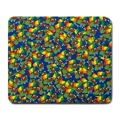 Clown World Pepe The Frog Honkhonk Meme Kekistan Funny Pattern Blue  Large Mousepads by snek