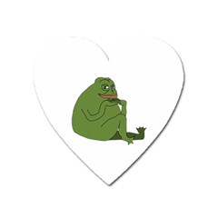 Groyper Pepe The Frog Original Funny Kekistan Meme  Heart Magnet by snek