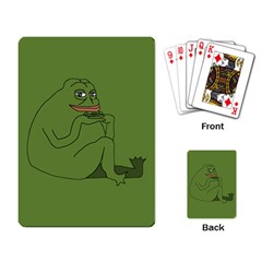 Groyper Pepe The Frog Original Funny Kekistan Meme  Playing Cards Single Design (rectangle) by snek