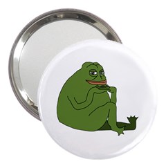 Groyper Pepe The Frog Original Funny Kekistan Meme  3  Handbag Mirrors by snek