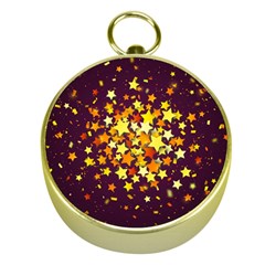 Colorful Confetti Stars Paper Particles Scattering Randomly Dark Background With Explosion Golden St Gold Compasses by Vaneshart