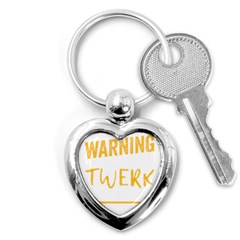 Twerking T-shirt Best Dancer Lovers & Twirken Twerken Gift | Booty Shake Dance Twerken Present | Twerkin Shirt Twerking Tee Key Chain (heart) by reckmeck