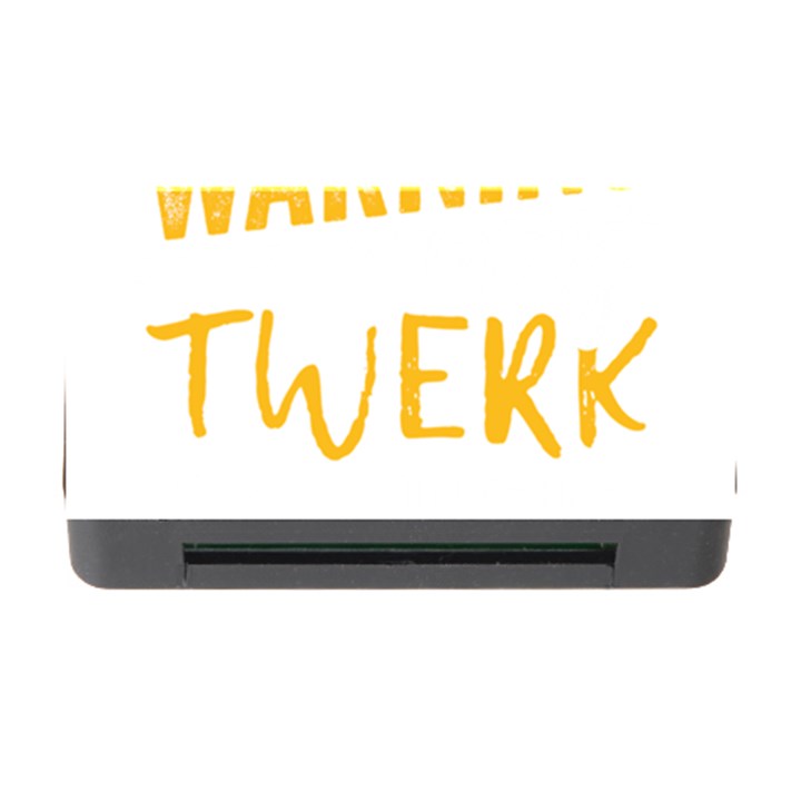 Twerking T-Shirt best dancer lovers & twirken twerken gift | Booty Shake Dance Twerken present | twerkin Shirt twerking tee Memory Card Reader with CF