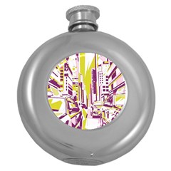 City Street Round Hip Flask (5 Oz) by mccallacoulture