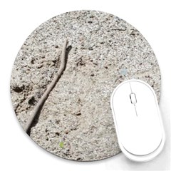 Beach Sand Round Mousepads by Fractalsandkaleidoscopes