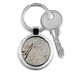 Beach Sand Key Chain (round) by Fractalsandkaleidoscopes