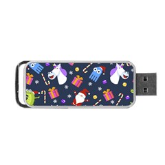 Colorful Funny Christmas Pattern Portable Usb Flash (two Sides) by Vaneshart