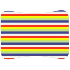 Stripey 2 Velour Seat Head Rest Cushion by anthromahe