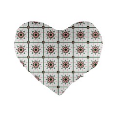 Df Camilla Vago Standard 16  Premium Flano Heart Shape Cushions by deformigo