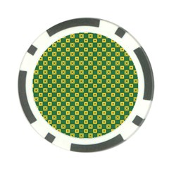 Df Green Domino Poker Chip Card Guard by deformigo