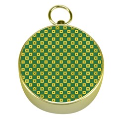 Df Green Domino Gold Compasses by deformigo