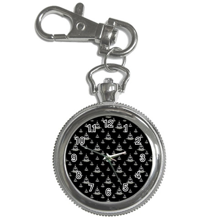 Buddhism Motif Print Pattern Design Key Chain Watches