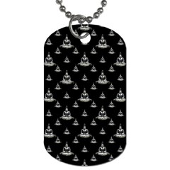 Buddhism Motif Print Pattern Design Dog Tag (one Side) by dflcprintsclothing