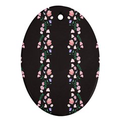 I Love Pink Flowers 1 Ornament (oval) by fabqa