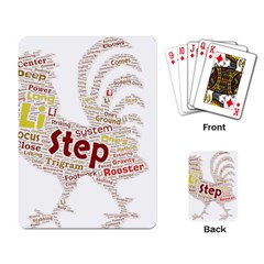 Fighting Golden Rooster  Playing Cards Single Design (rectangle) by Pantherworld143