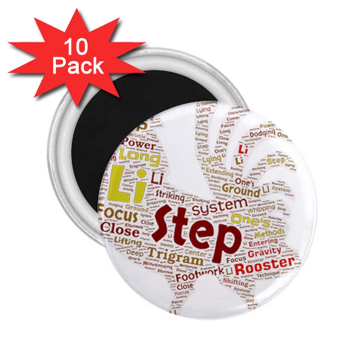 Fighting Golden Rooster  2.25  Magnets (10 pack) 