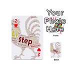 Fighting Golden Rooster  Playing Cards 54 Designs (Mini) Front - Heart2