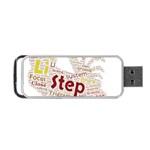 Fighting Golden Rooster  Portable USB Flash (Two Sides) Back