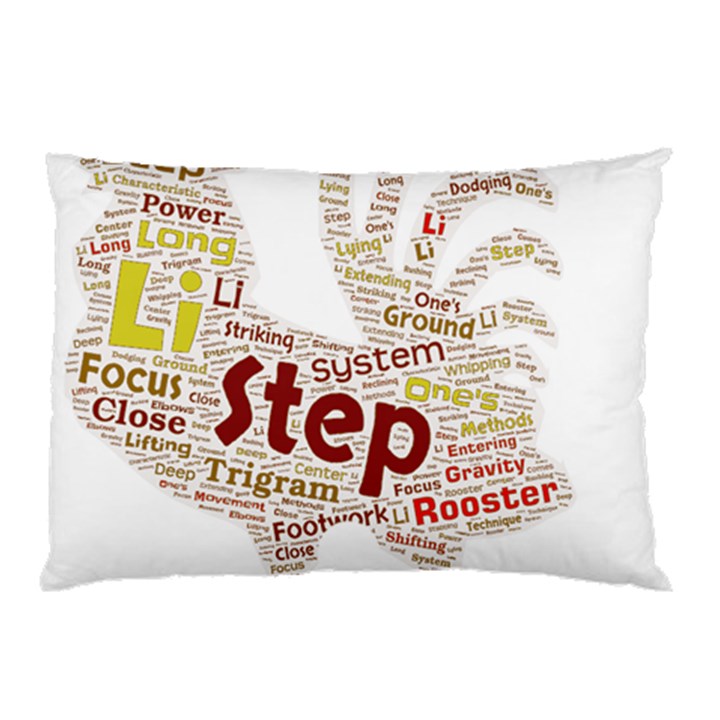 Fighting Golden Rooster  Pillow Case (Two Sides)