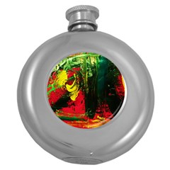 Revelation 1 8 Round Hip Flask (5 Oz) by bestdesignintheworld