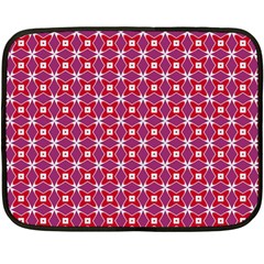 Df Magenta Rumor Double Sided Fleece Blanket (mini)  by deformigo