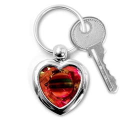 Christmas Tree  1 6 Key Chain (heart) by bestdesignintheworld