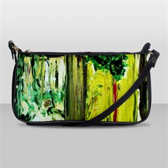 Old Tree And House With An Arch 8 Shoulder Clutch Bag by bestdesignintheworld