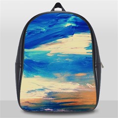 Skydiving 1 1 School Bag (large) by bestdesignintheworld