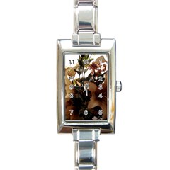 Lilies 1 1 Rectangle Italian Charm Watch by bestdesignintheworld