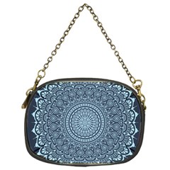 Luxury Mandala With Golden Arabesque Pattern Arabic Islamic East Style Chain Purse (one Side) by Wegoenart