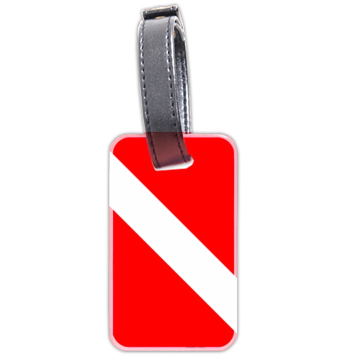 Diving flag Luggage Tag (two sides)