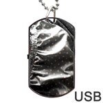 Polka Dots 1 2 Dog Tag USB Flash (Two Sides) Front