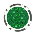 Smiling Happy Ones In The Fauna Poker Chip Card Guard Front