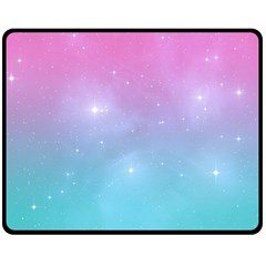 Pastel Goth Galaxy  Double Sided Fleece Blanket (medium)  by thethiiird