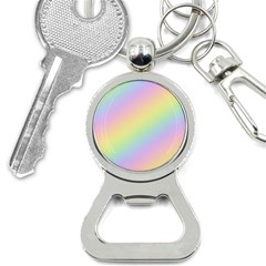 Pastel Goth Rainbow  Bottle Opener Key Chain by thethiiird