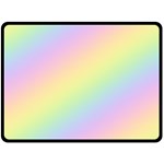 Pastel Goth Rainbow  Double Sided Fleece Blanket (Large)  80 x60  Blanket Front