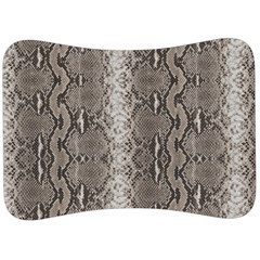 Python Snakeskin Print Velour Seat Head Rest Cushion by LoolyElzayat