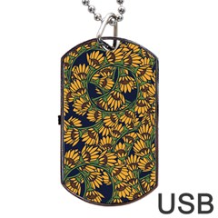 Daisy  Dog Tag Usb Flash (two Sides) by BubbSnugg