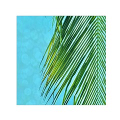 Tropical Palm Small Satin Scarf (square) by TheLazyPineapple