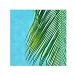 Tropical Palm Small Satin Scarf (Square) Front