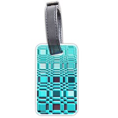 469823231 Glitch37 Luggage Tag (one Side) by ScottFreeArt