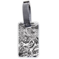 Pebbels In The Pond Luggage Tag (one Side) by ScottFreeArt