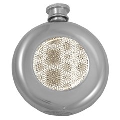 17 Square Triangle Oveerlaye Title X24 Image3a95253 Mirror Round Hip Flask (5 Oz) by ScottFreeArt